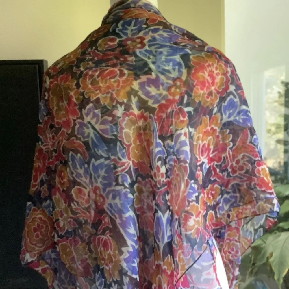 Lucky Brand Floral Scarf - Multicolor